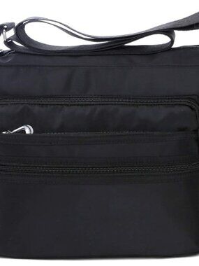 Crossbody Bag for Women Waterproof Shoulder Bag Multi Pockets Nylon Purse